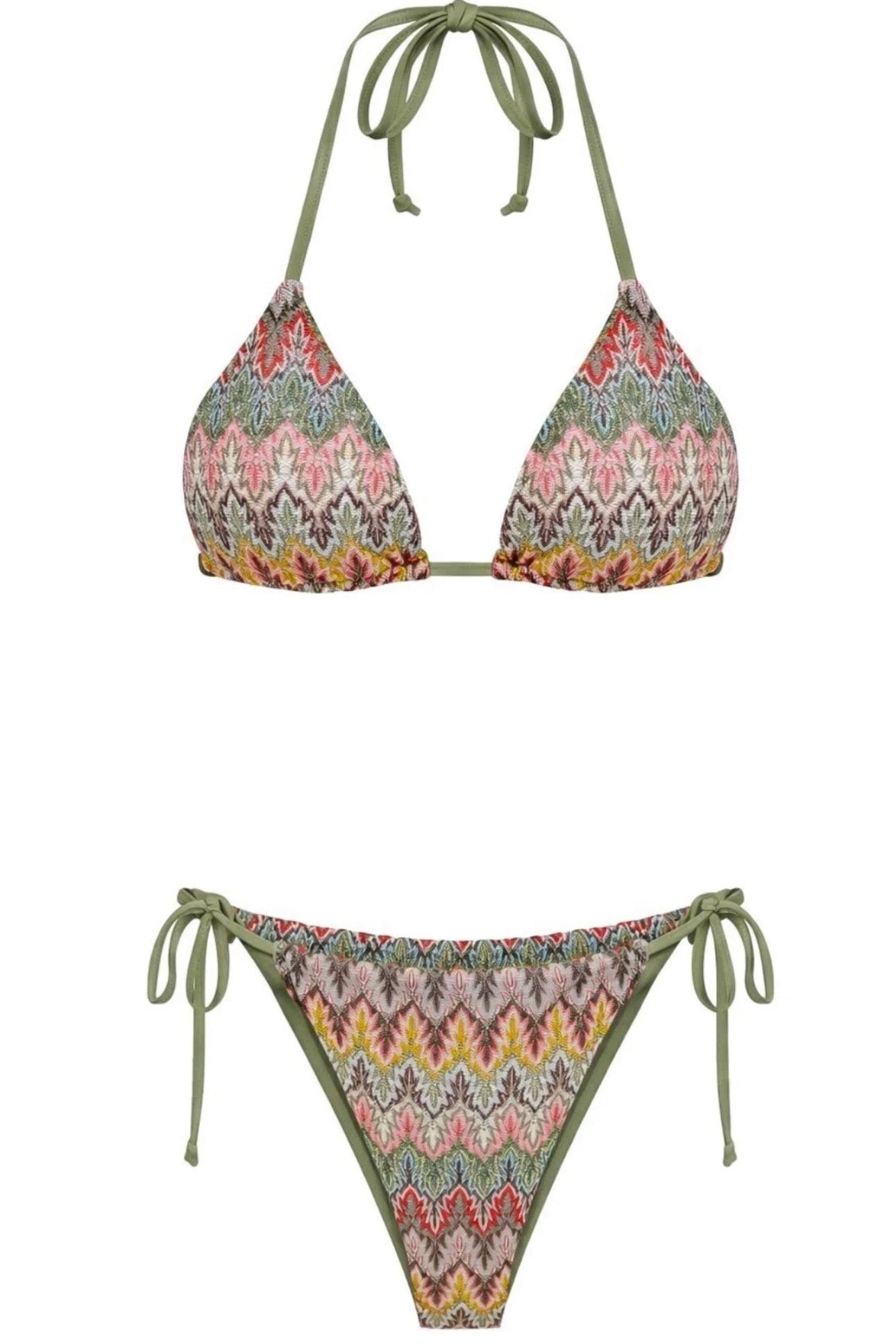 Tropical Bikini Green