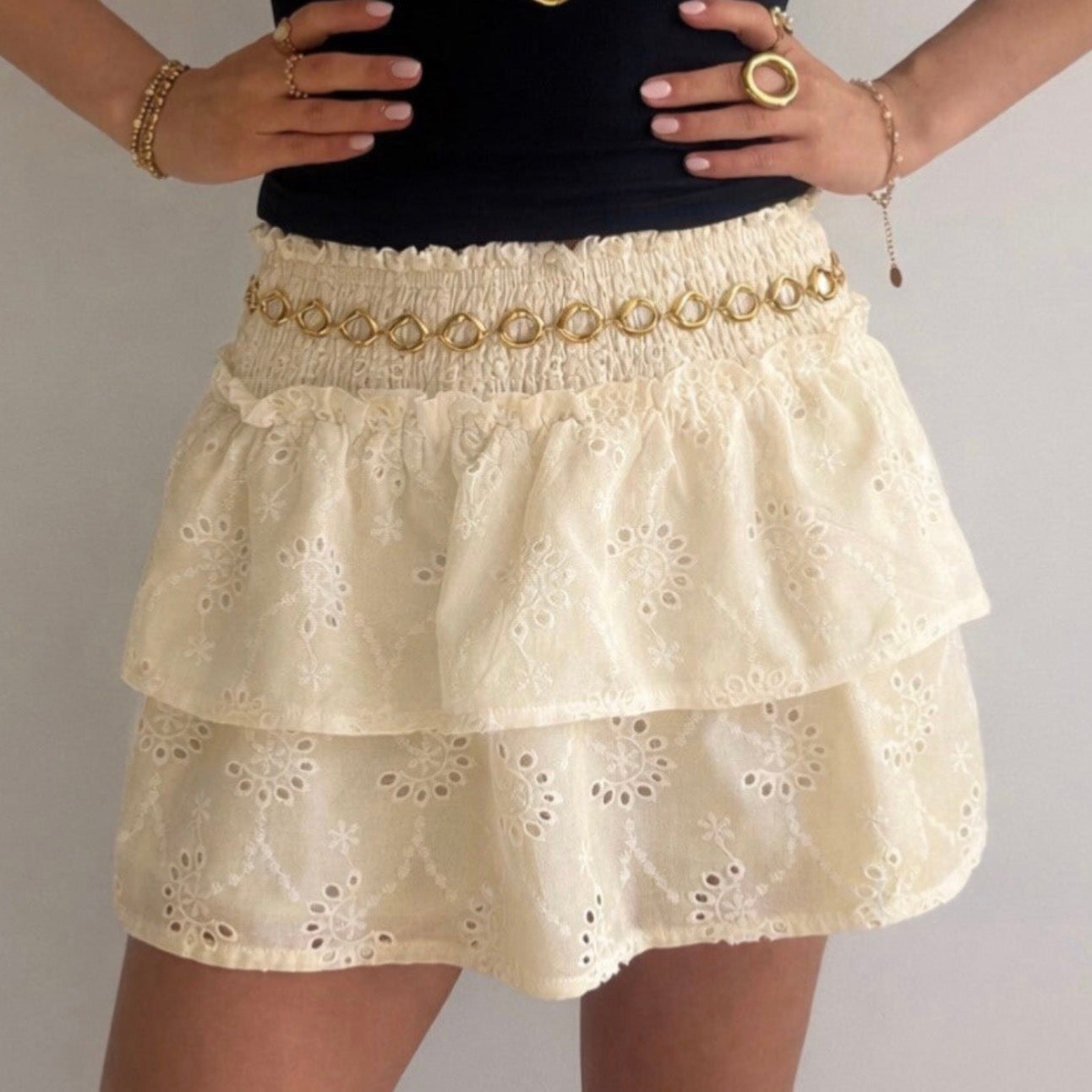 Lea Skort Butter Yellow