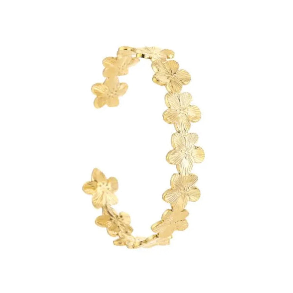 Lotus Flower Bracelet Gold