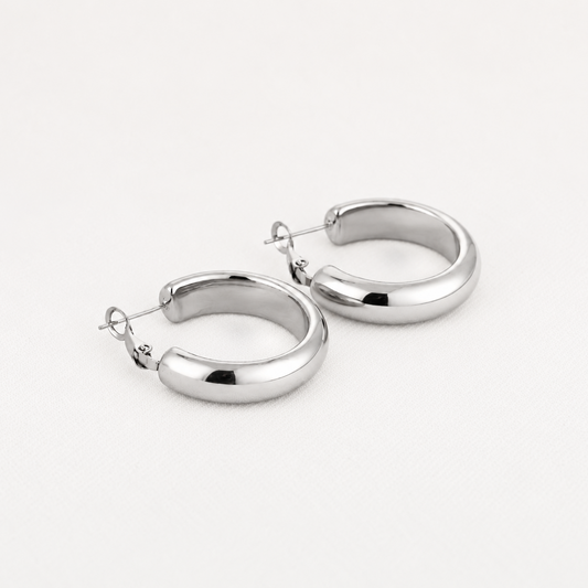 Elisa Hoops Silver
