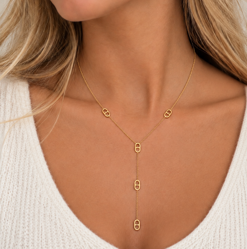 Y Good Life Necklace Gold