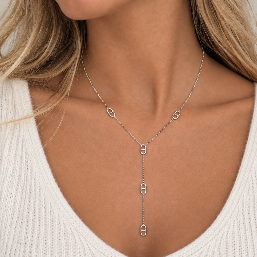 Y Good life Necklace Silver