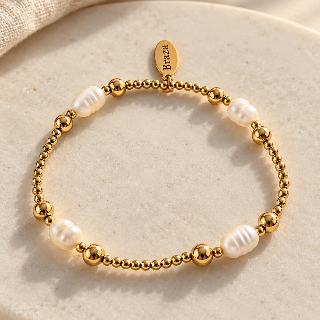Livia pearls Bracelet Gold