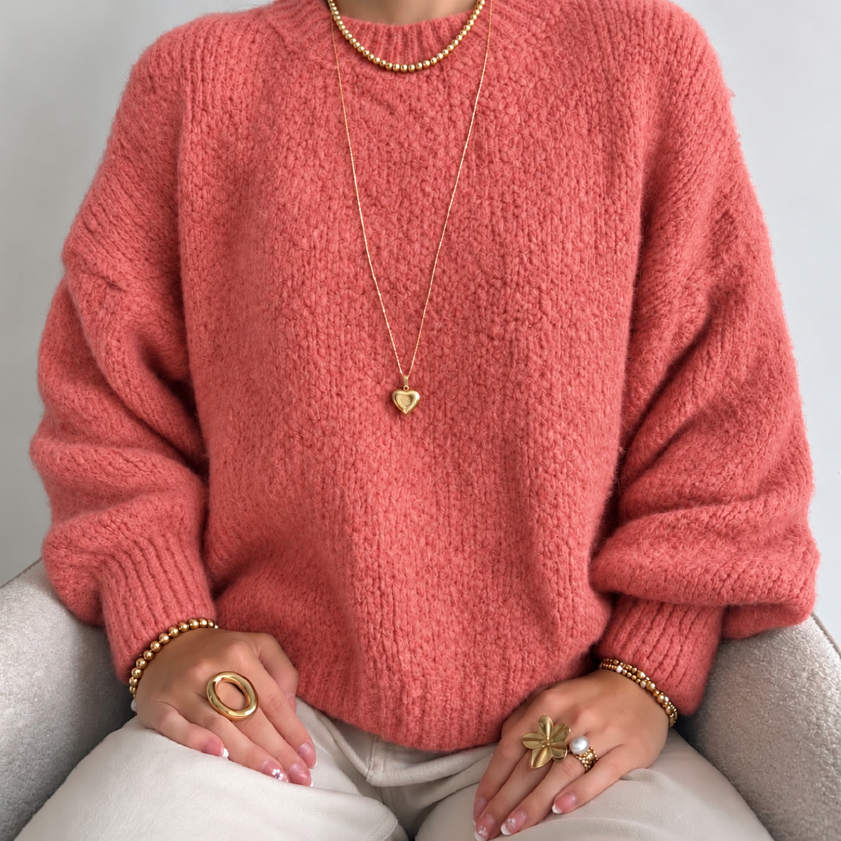 Millie Sweater Peach