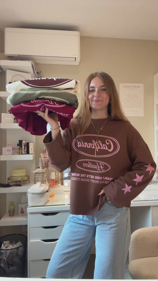 California Star Longsleeve Brown